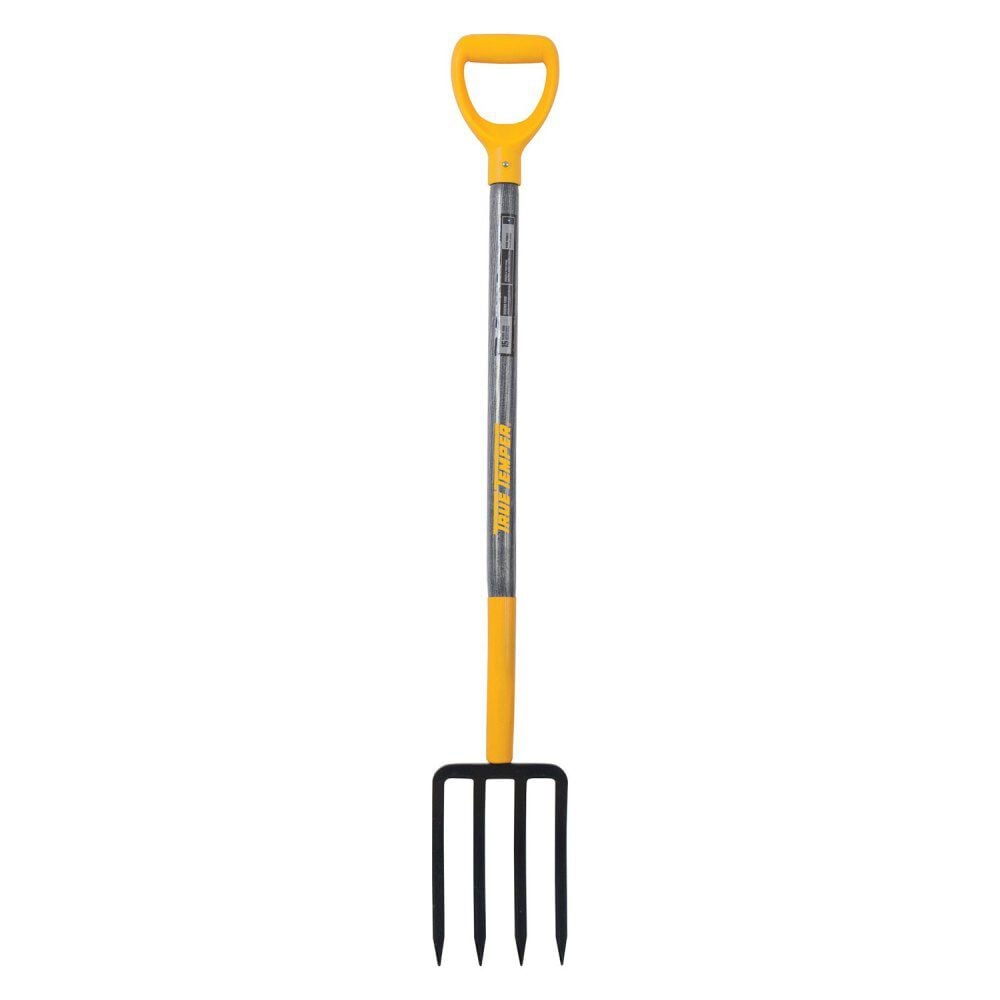 4-Tine Spading Fork with D-Top Grip on Hardwood Handle 2812200