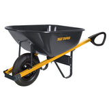 6 cu. ft. Total Control Steel Wheelbarrow with Single Tubed Tire R6TC14