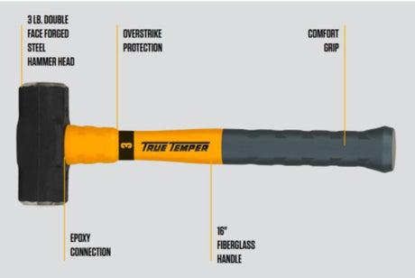 TOUGHSTRIKE Engineer Hammer 3lbs 20184200