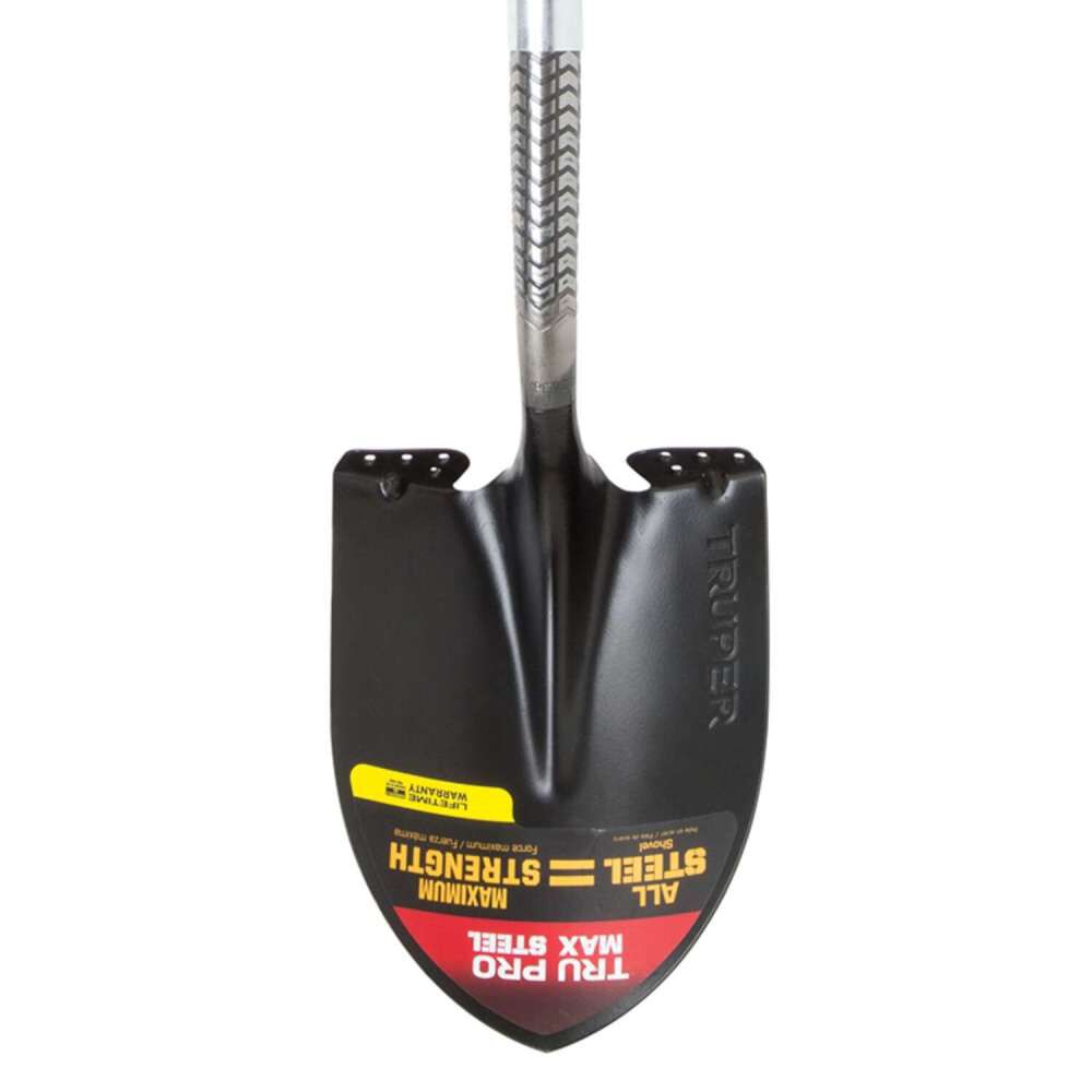 Tru Pro Max Shovel Steel Head Round Point 7598568