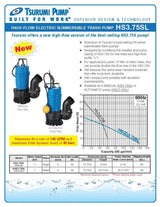 HS3Z.75SL Automatic Electric Submersible Pump HSZ3.75SL