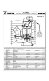 HS3Z.75SL Automatic Electric Submersible Pump HSZ3.75SL