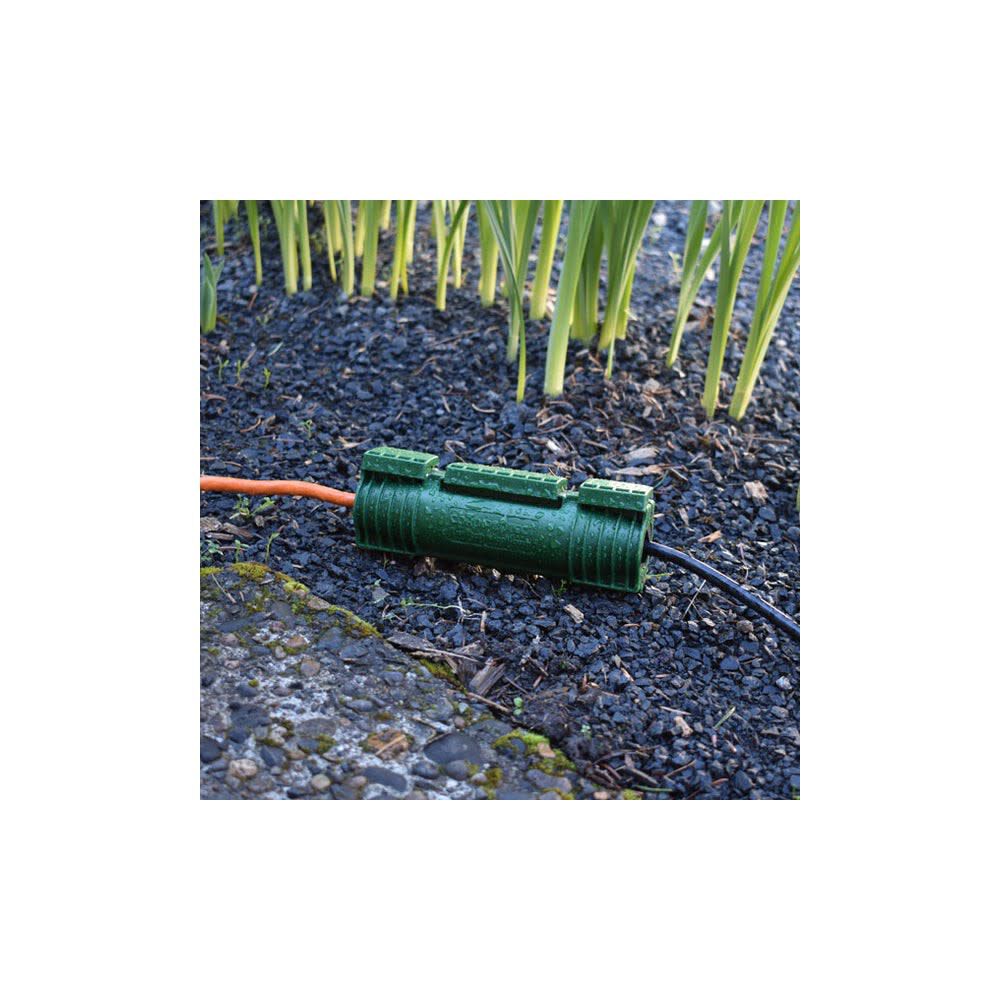 Outdoor Extension Cord Protector Green Heavy Duty Plastic TCP-G-1P-BL