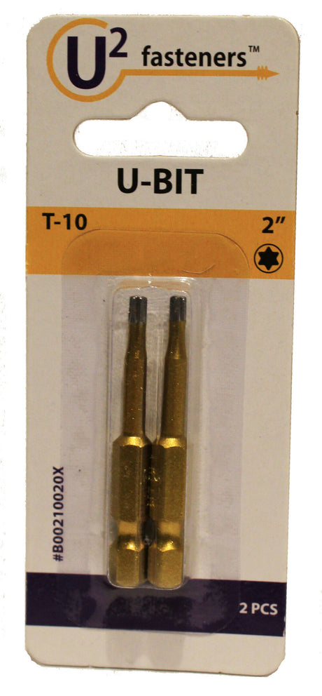 U-Bit T10 2 Inch Impact Bits 2 Pack B00210020X