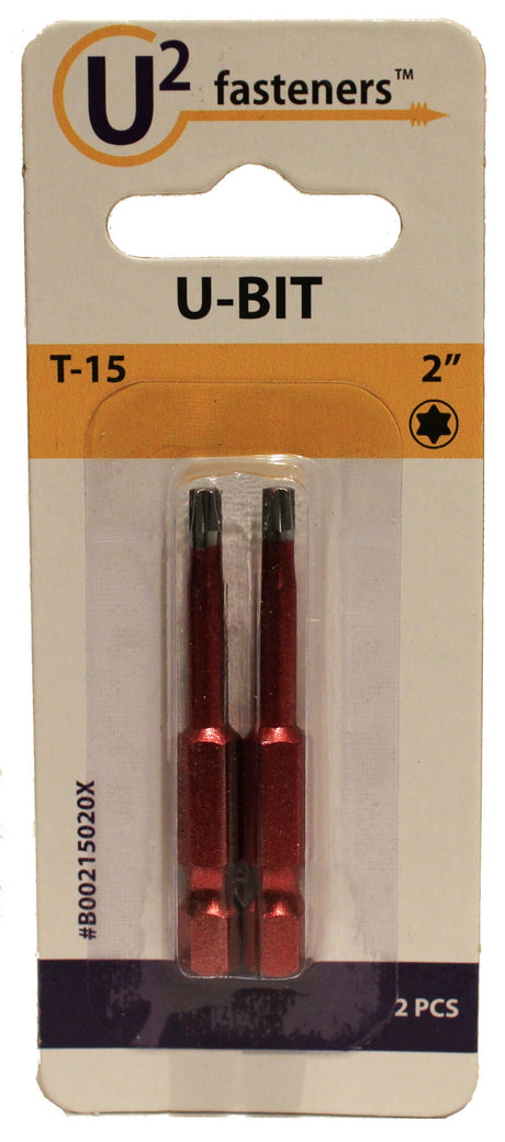 U-Bit T15 2 Inch Impact Bits 2 Pack B00215020X