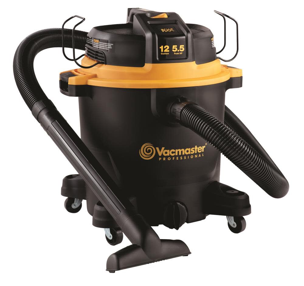 12 Gallon Professional Wet/Dry Vacuum Beast Series VJH1211PF 0201