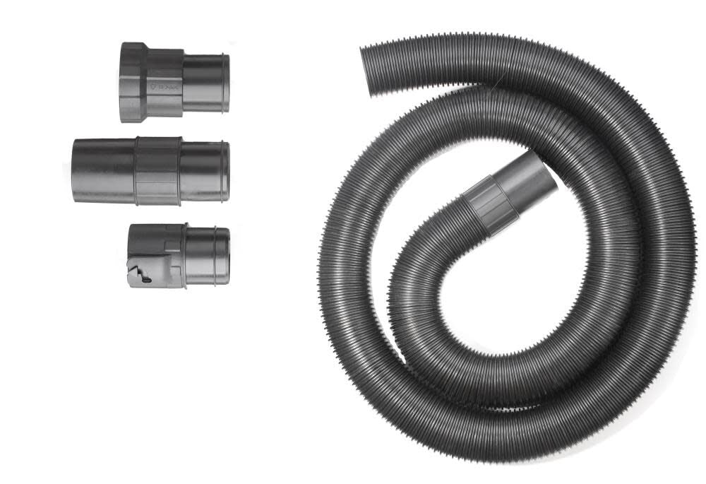 2-1/2in Universal Fit Hose with Adapters 7 Feet V2H7