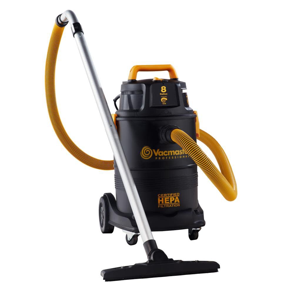 Industrial HEPA Certified Wet/Dry Vacuum 8 Gallon VK811PH