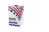 12.5 In. Width x 22 In. Height x 14 Depth In. Flag Disposal Box BOXREC