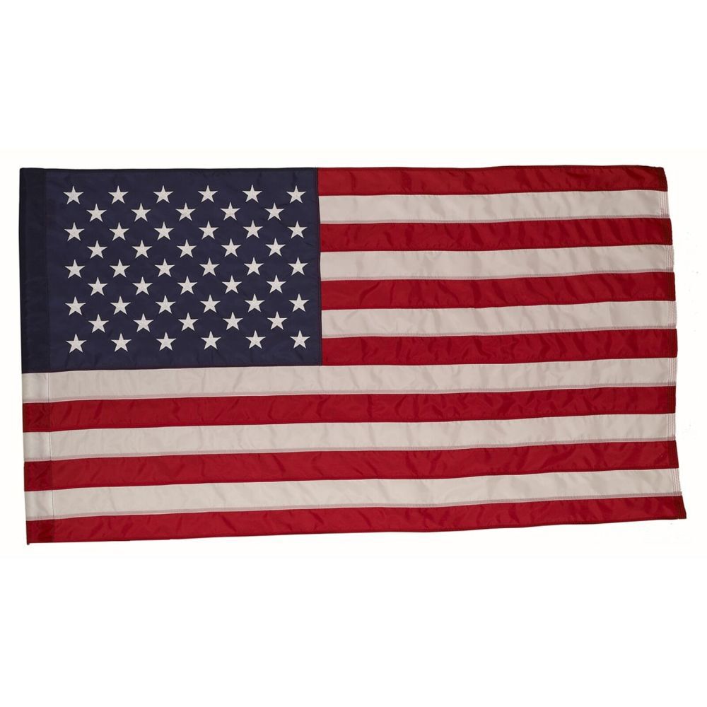 2-1/2 Ft. Width x 4 Ft. Height Nylon Sleeved United States Flag 60650