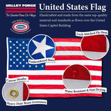 3 Ft. Width x 5 Ft. Height Nylon Replacement United States Flag 20423075