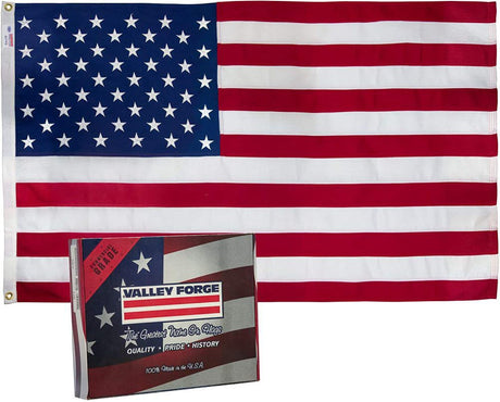 Forge Flag 3 Ft. Width x 5 Ft. Height Polyester United States Flag USDT3