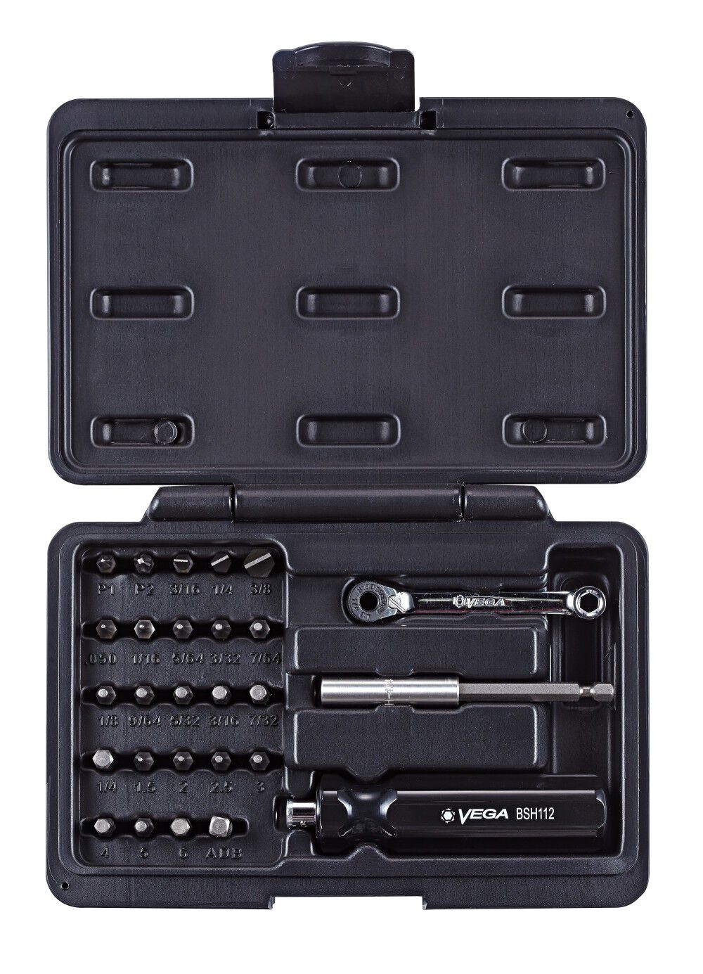 27pc Bit & Hand Driver Set with Ratchet V27-BRH