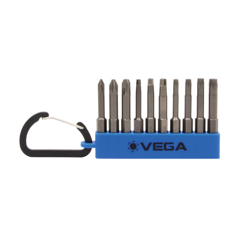 Combination Bit Set with Carabiner 10pc 150PRTCS10