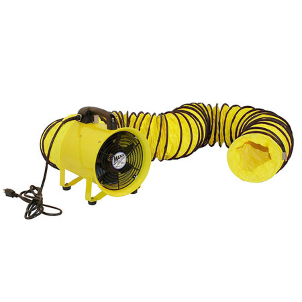 12In Portable Air Mover with 20Ft Flexible Hose HVHF 12COMBO