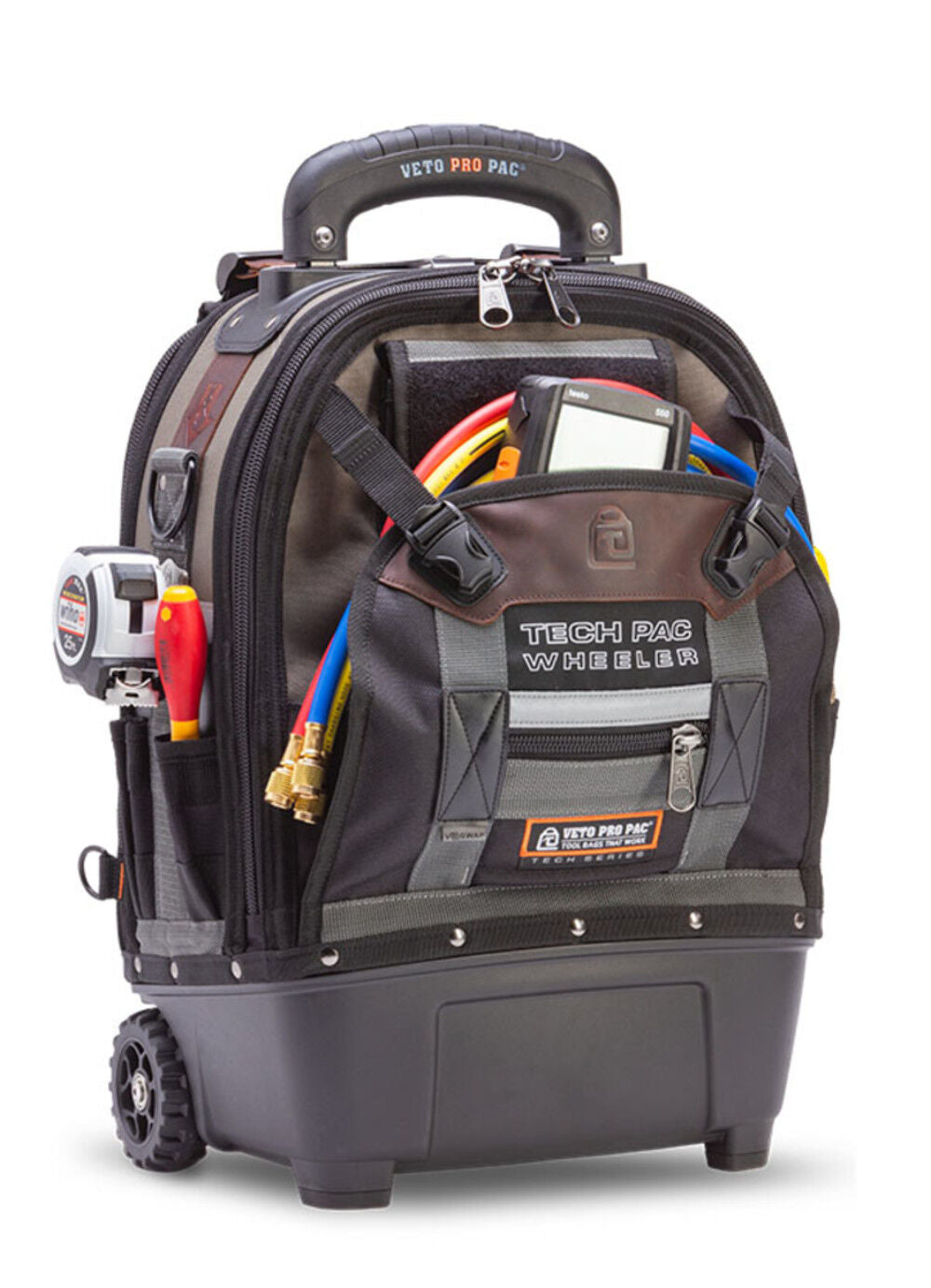 Backpack Tool Bag on Wheels TECH PAC WHEELER
