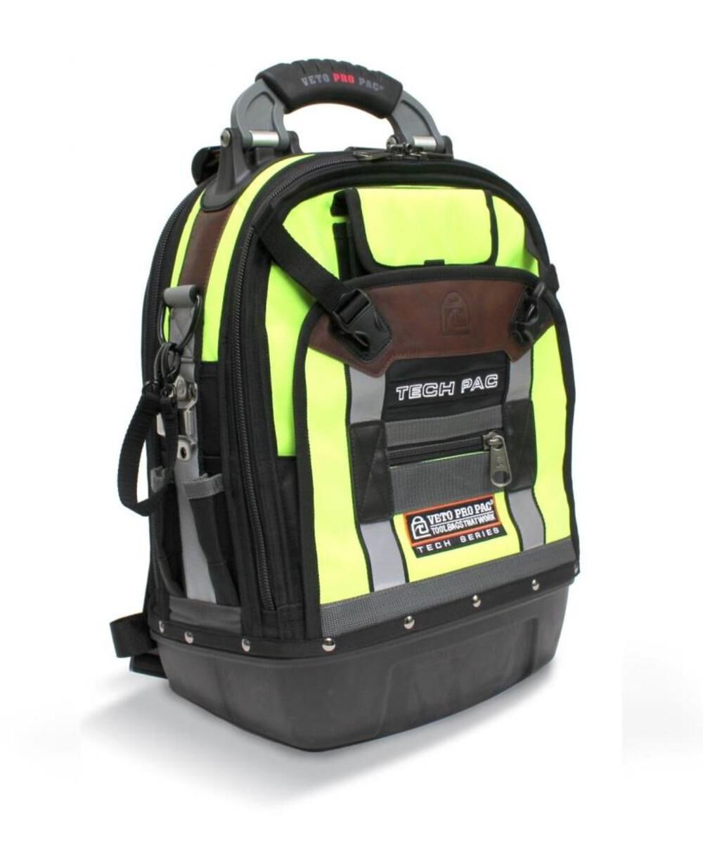 Tech Pac Hi-Viz Backpack TECH PAC HI-VIZ