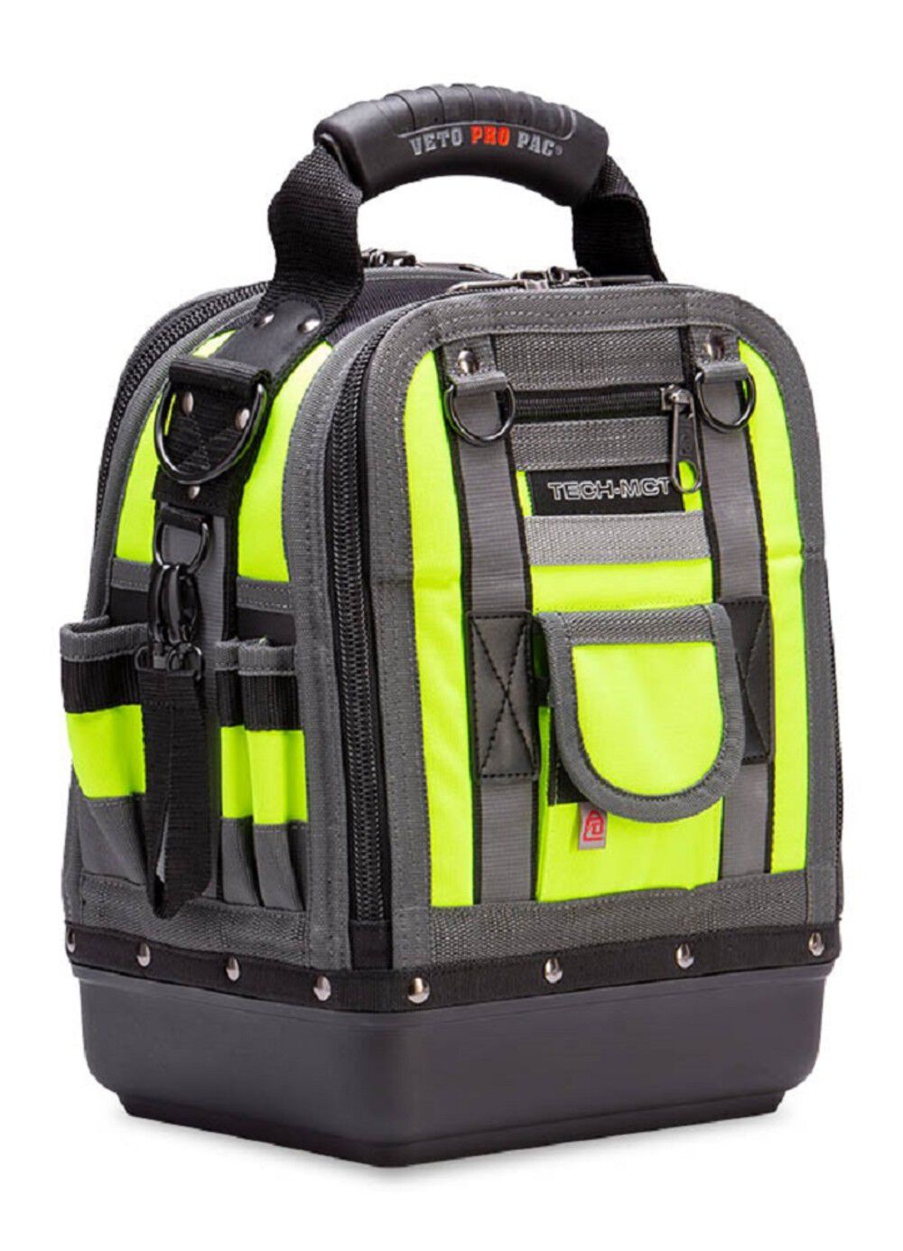 Pro Pac Tech Tool Bag Compact/Tall Hi Viz Yellow TECH MCT HI-VIZ YELL