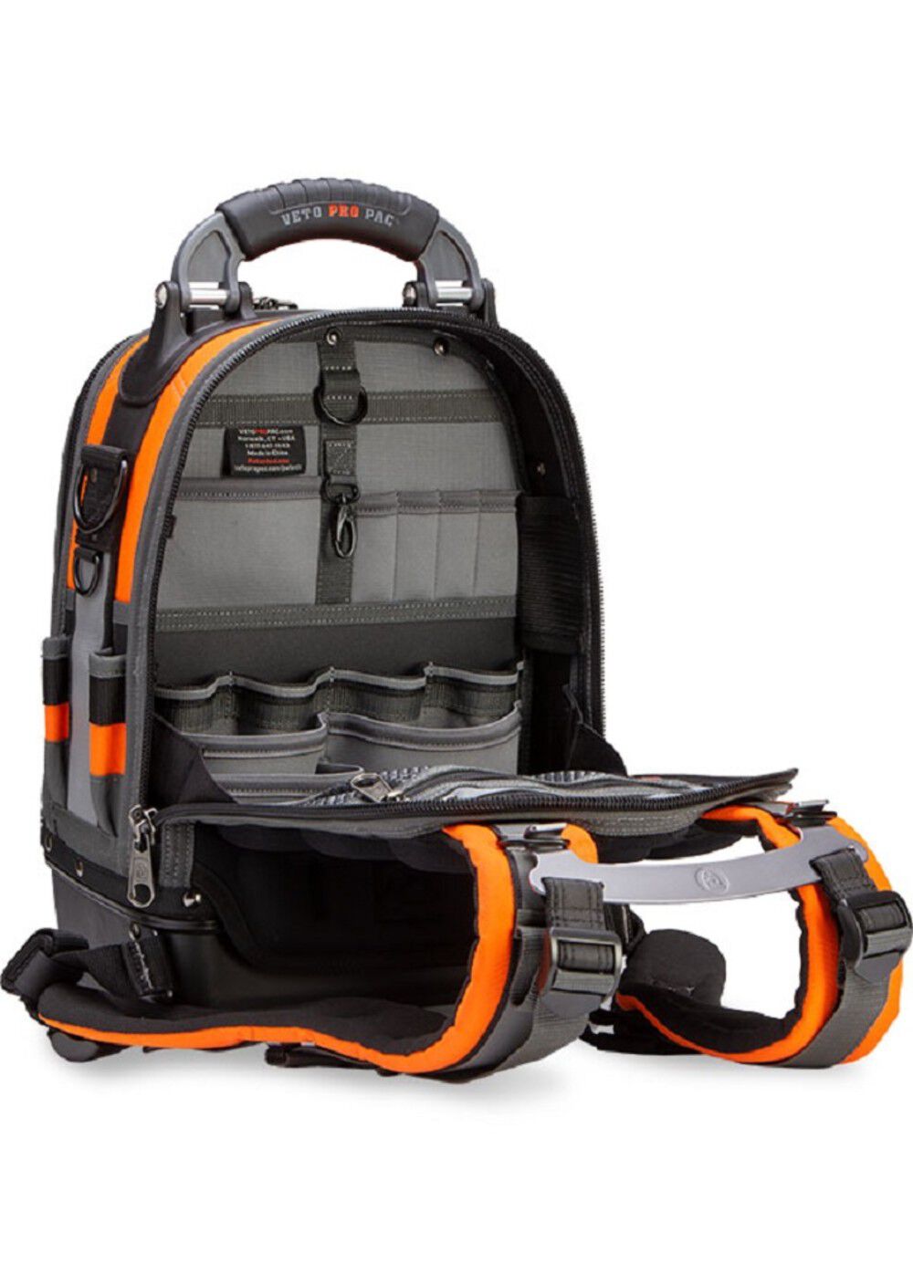 Tool Backpack Small Hi Viz Orange TECH PAC MC HI-VIZ O