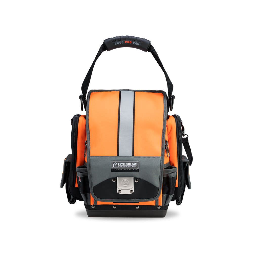 TP-XXL Hi-Viz Orange Closable Mid-Sized Tool Pouch VPP10481