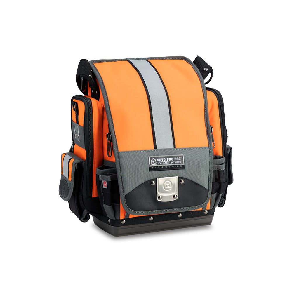 TP-XXL Hi-Viz Orange Closable Mid-Sized Tool Pouch VPP10481