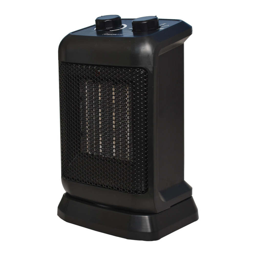 10 In. 750/1500W 5120 Btu 160 Sq-Ft. Oscillating Ceramic Heater 1VAHC10