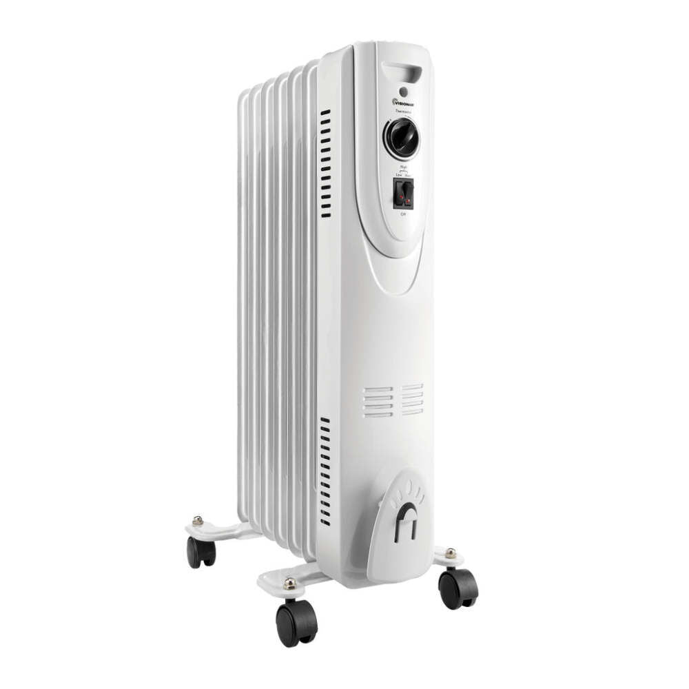 22 In. 600/900/1500W 5118 Btu 194 Sq-Ft. Oil-Filled Heater 1VAHL22M