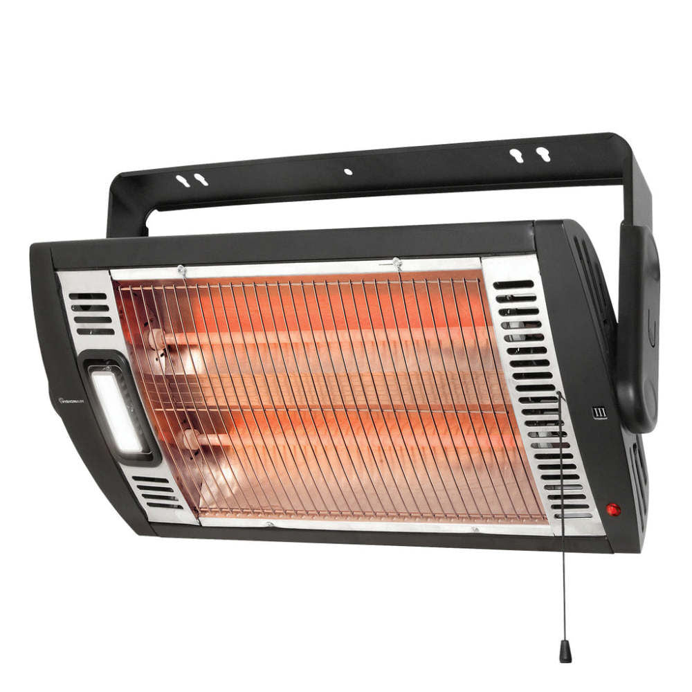 24 In. 750/1500W 5118 Btu 194 Sq-Ft. Wall Mount Radiant Heater 1VAHQW24