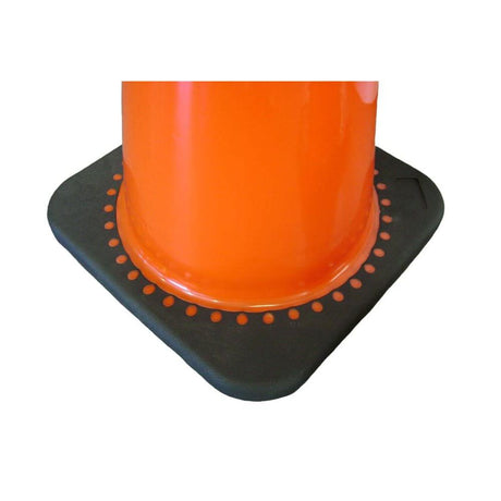 Fluorescent Orange 18in TrafFix PVC Cone with 6in Collar 15018-HIWB-C3