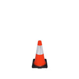 Fluorescent Orange 18in TrafFix PVC Cone with 6in Collar 15018-HIWB-C3