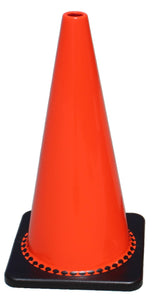 Fluorescent Orange 28in TrafFix PVC Cone with No Collar 15028-NSWB-C7