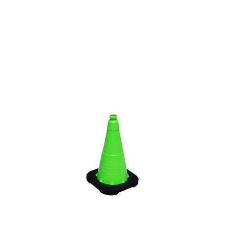 Lime 18in Enviro-Cone with 3 Lbs Rubber Base & No Collar 16018-L-NSWB-3