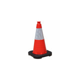 Orange 18in Enviro-Cone with 6in Collar & Rubber Base 16018-HIWB-3