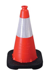 Orange 18in Enviro-Cone with 6in Collar & Rubber Base 16018-HIWB-3