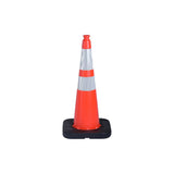 Orange 28in Slim Line Enviro-Cone with 7 Lbs Rubber Base 16028-HISL-7