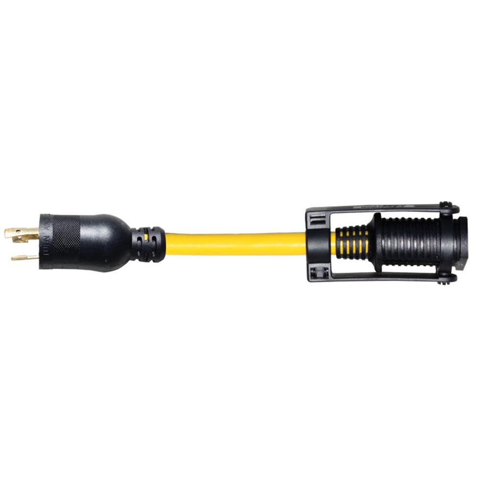 1 Ft. 15 Amp 300V 12-Gauge Yellow Outdoor Extension Cord 04-00092