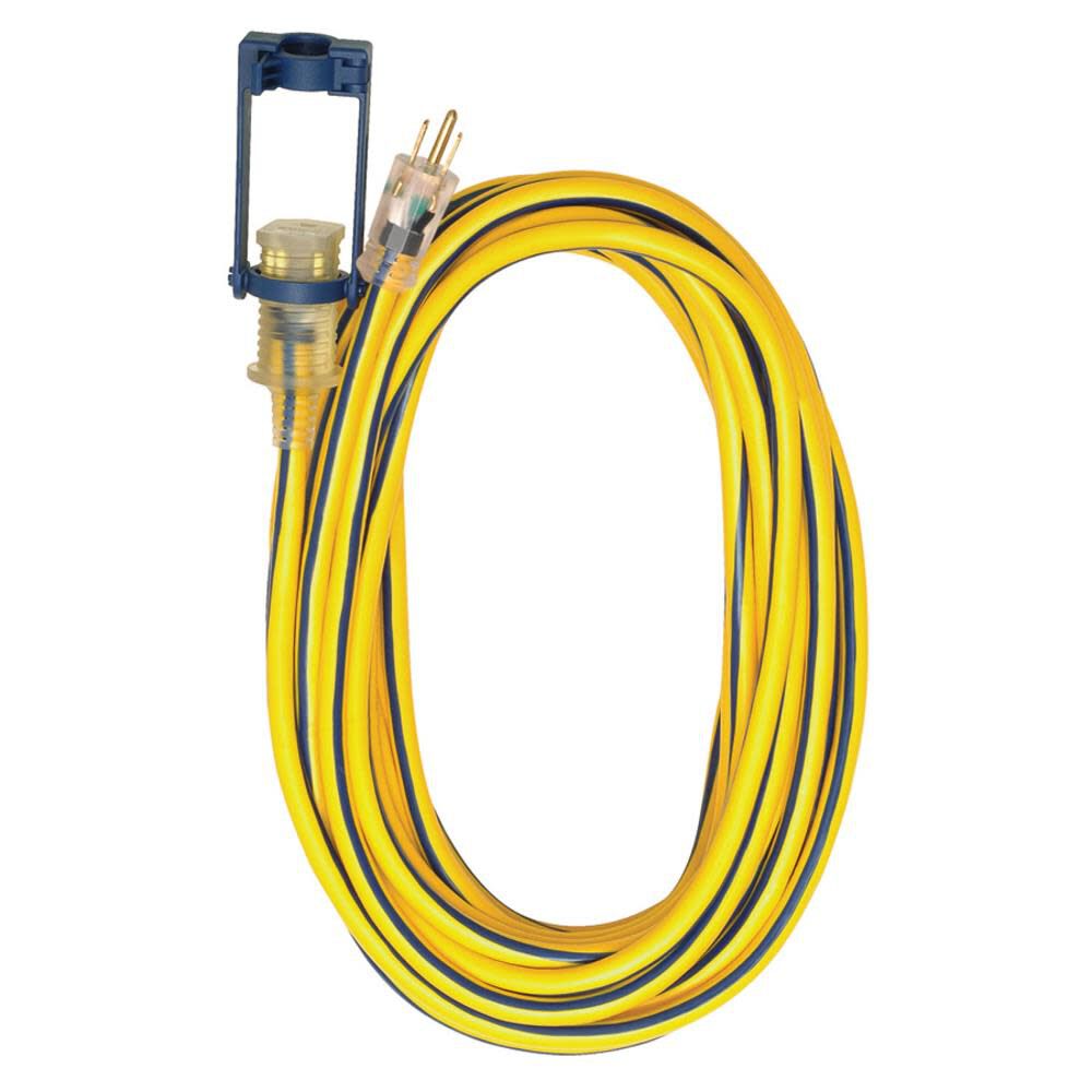 25-ft 15-Amp 300-Volt 12-Gauge Yellow Outdoor Extension Cord 05-00105