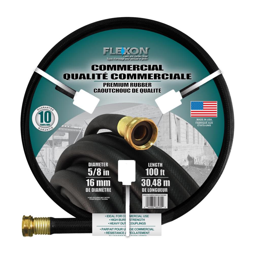 Water Hose Commercial 100' 5/8in PH58100