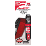 SandNET Sanding Sheet 1/3 Sheet 100 Grit Universal Reusable 5pk DNS323100S05G