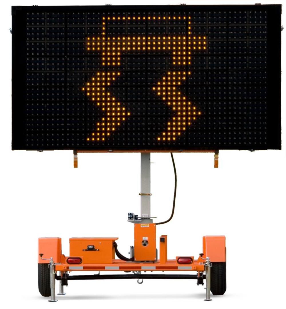 Matrix Full Sized Display Message Board with Hand Operated Winch WTMMB(B)