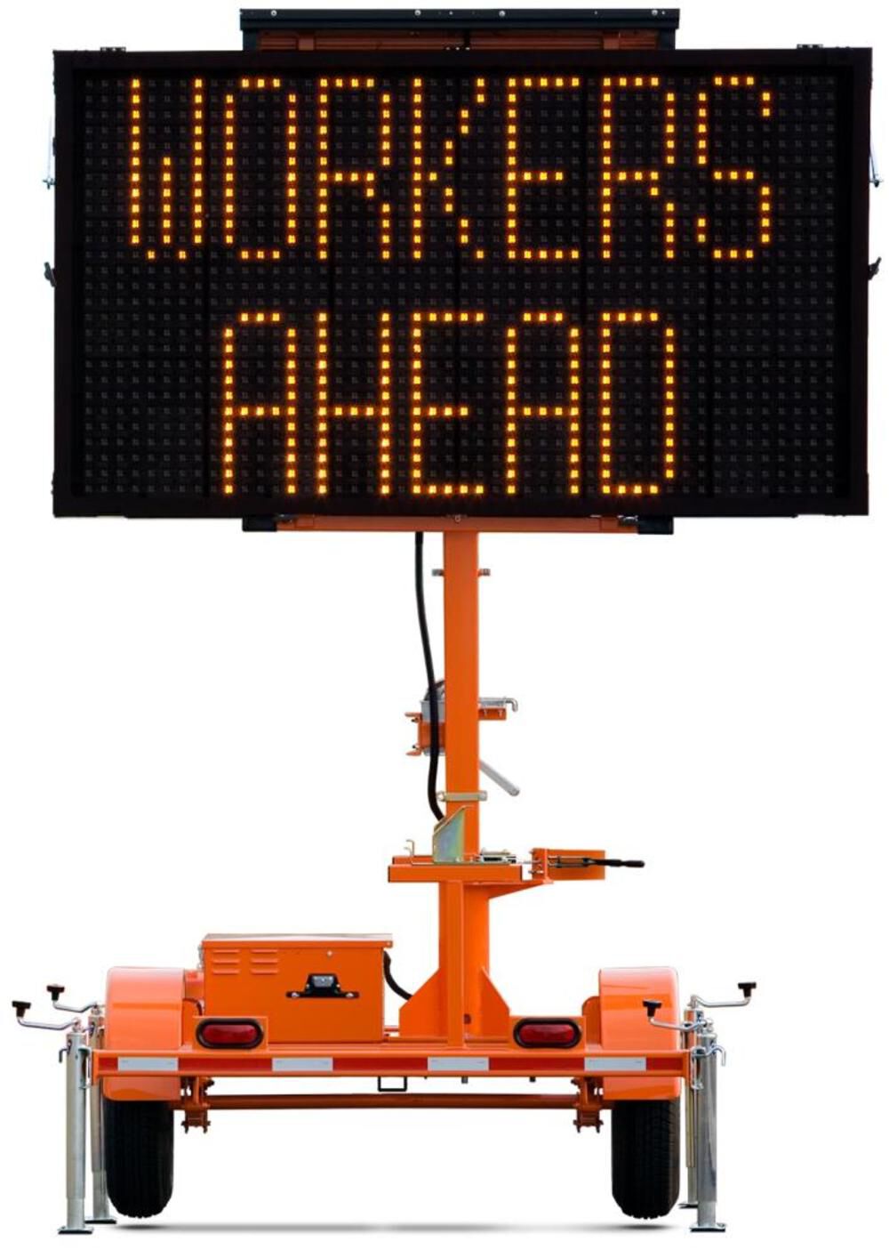 Matrix Mini Message Display Sign with Hand Operated Winch WVT3(A)