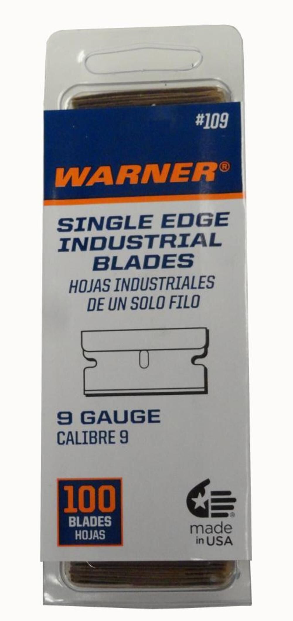 100-Pack 1.55-in Carbon Steel Straight Replacement Utility Blade 109