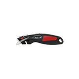 Plastic Auto Lock & Auto Retractable Utility Knife with Blade 11181