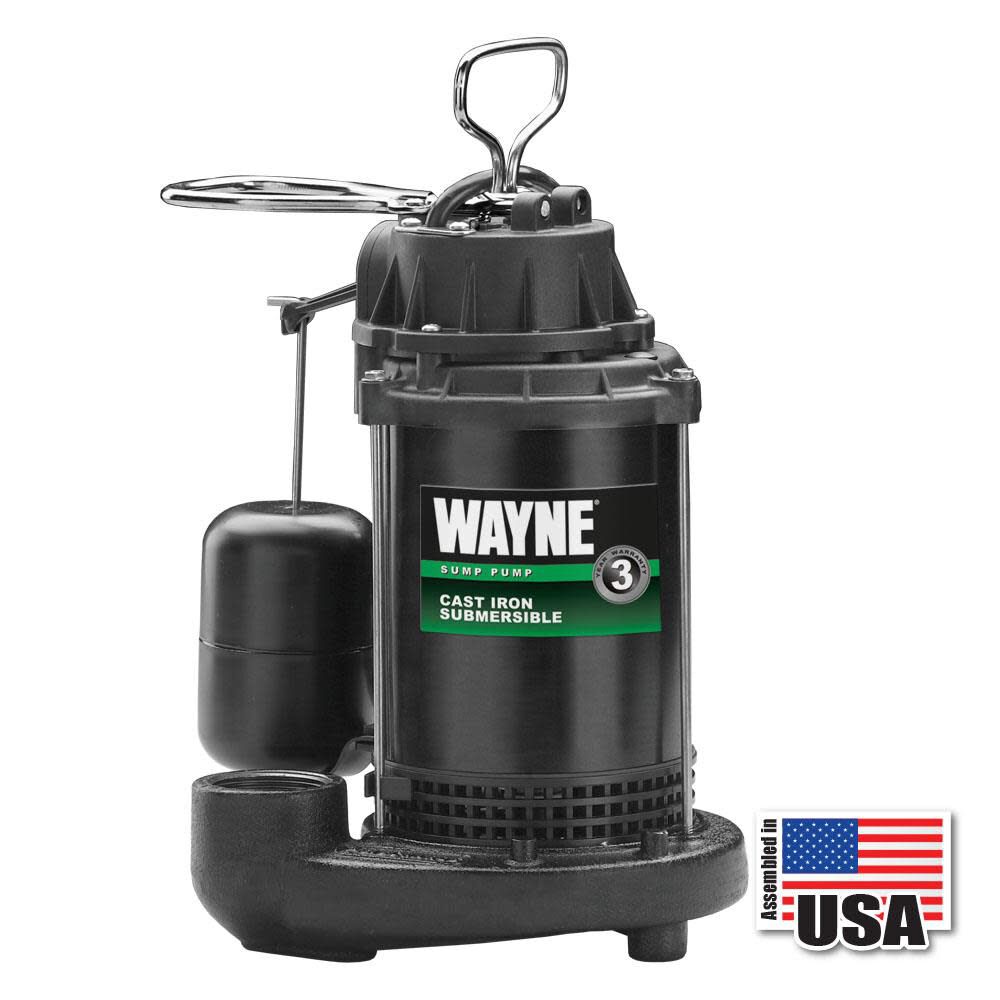 1/3HP Cast Iron Submersible Sump Pump CDU790