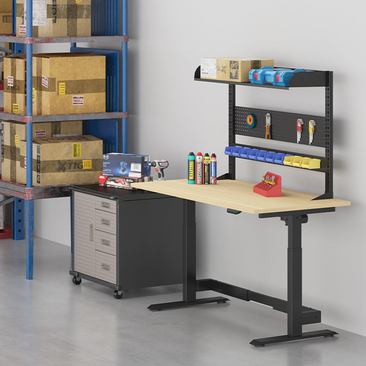 Economy Electric Height Adjustable Workbench WB1