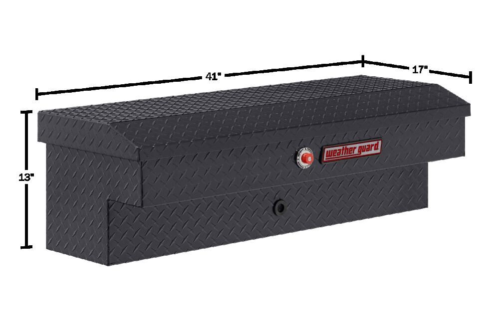 41in Lo-Side Truck Tool Box Aluminum Gunmetal Gray 184-6-04