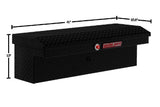 41in Low Profile Lo-Side Truck Tool Box Aluminum Gloss Black 180-5-03