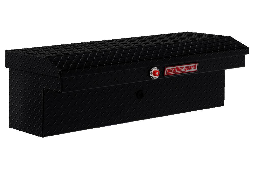 41in Low Profile Lo-Side Truck Tool Box Aluminum Gloss Black 180-5-03