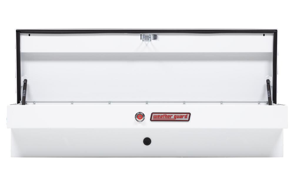 56in Lo-Side Truck Tool Box Steel White 175-3-04