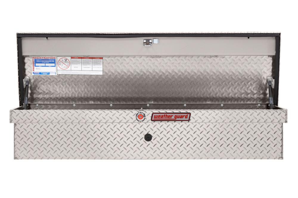 56in Low Profile Lo-Side Truck Tool Box Aluminum Clear 178-0-04